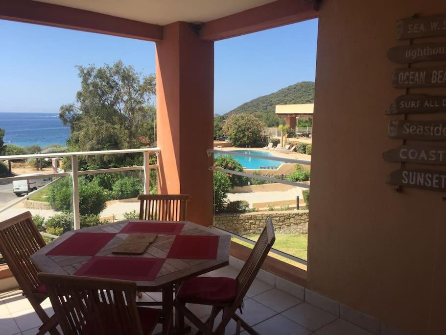 F2 Vue Mer Dans Residence Avec Piscine Ajaccio  Eksteriør bilde