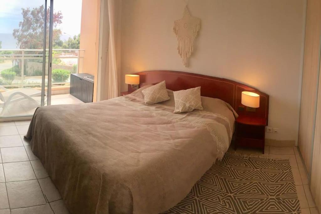 F2 Vue Mer Dans Residence Avec Piscine Ajaccio  Eksteriør bilde